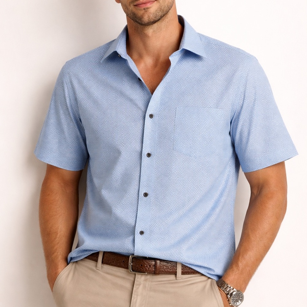 Calvin Klein Light Blue Button Down Shirt